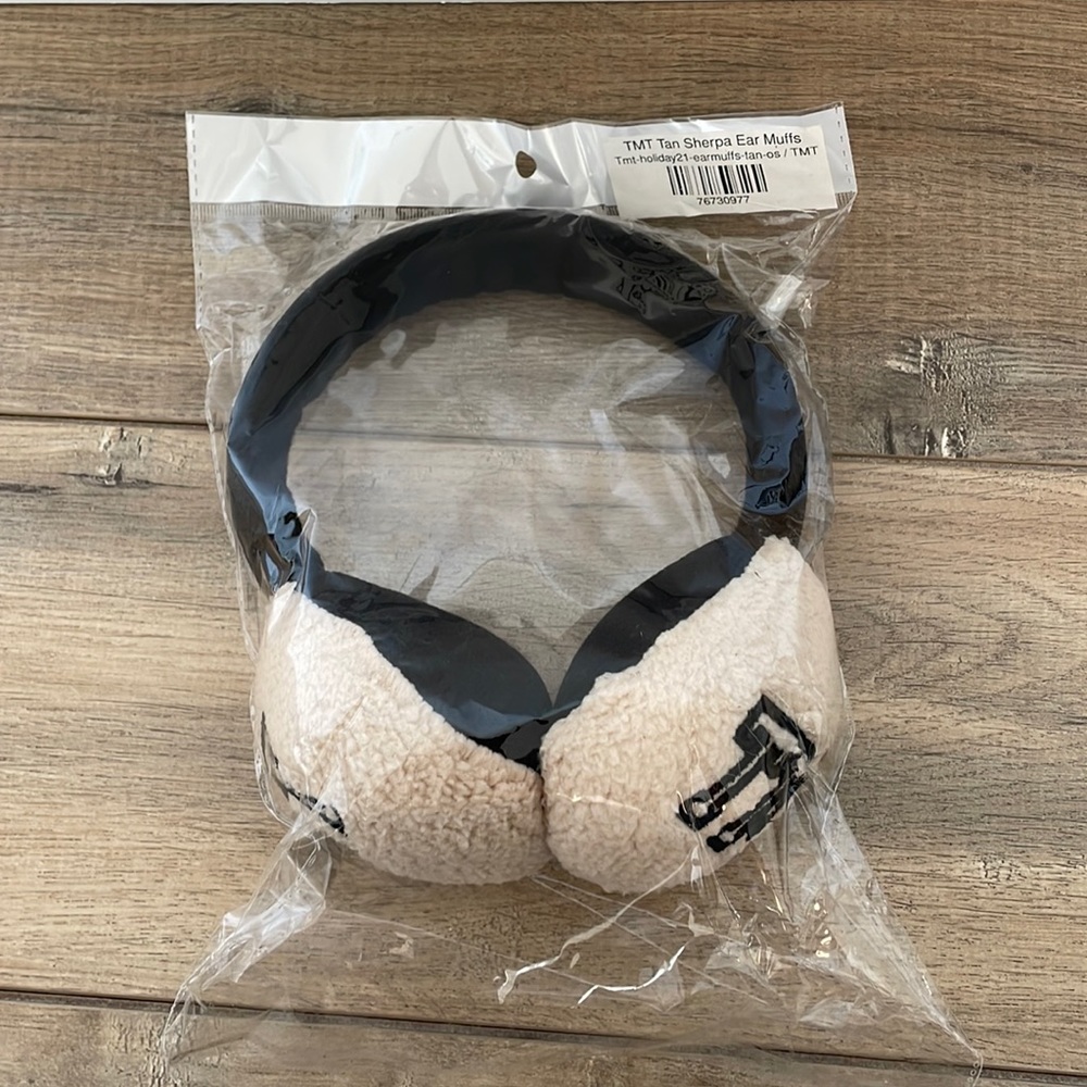 TMT TAN SHERPA EAR MUFFS